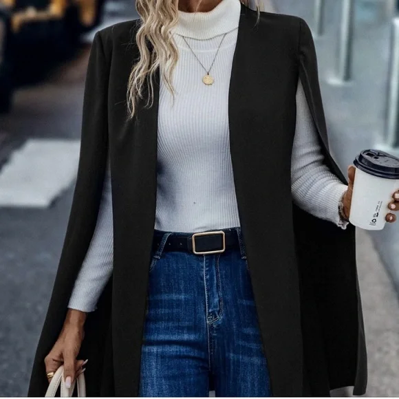 Mango NWOT Open Cut Blazer Size Small - Picture 2 of 4